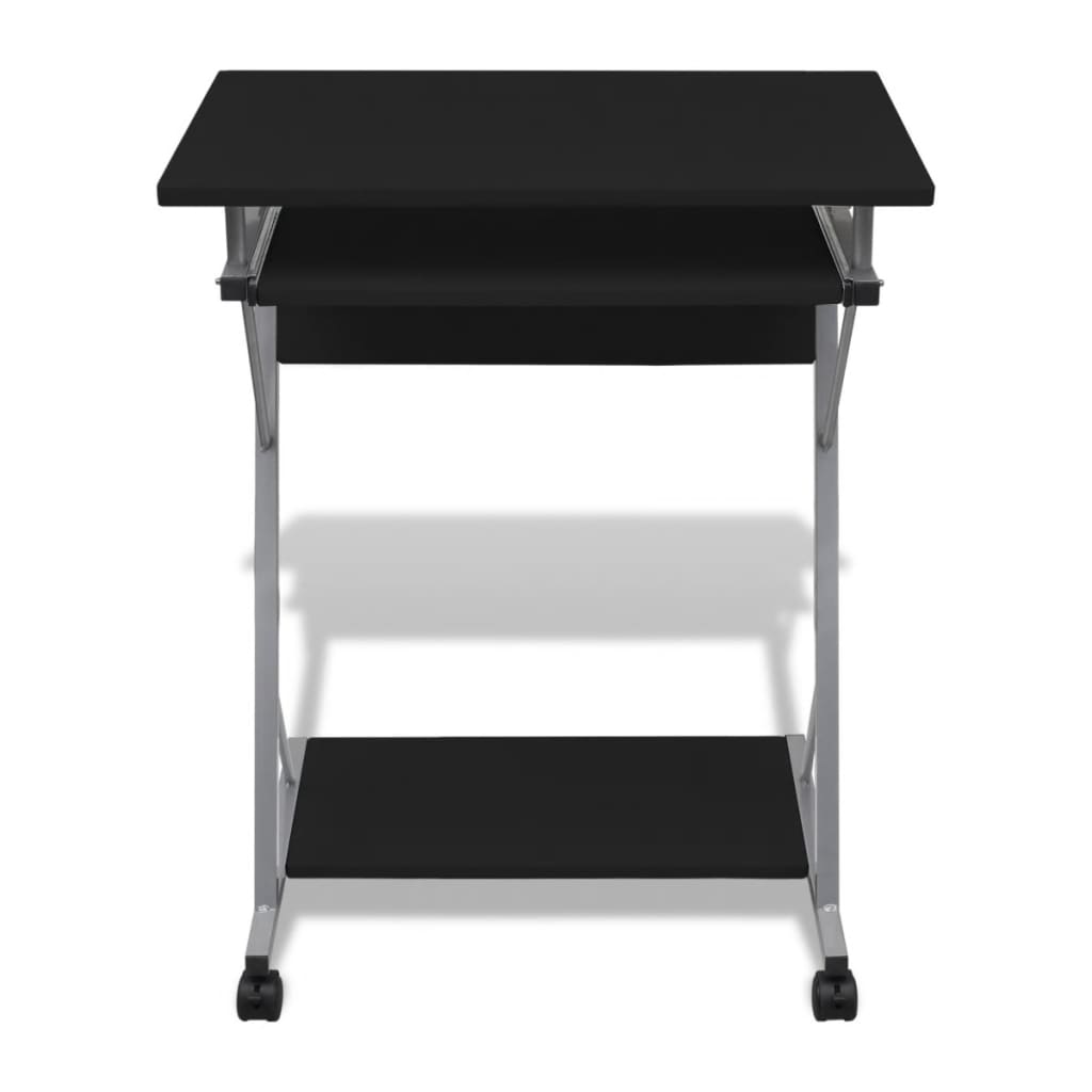 Computer table computer cart PC table office table laptop wheels black
