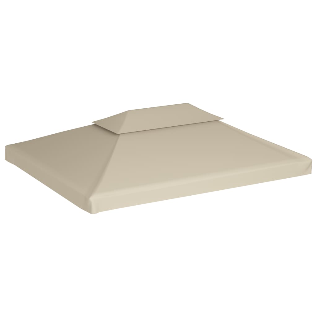 Pavilion roof tarpaulin replacement roof 310 g/m² beige 3×4 m