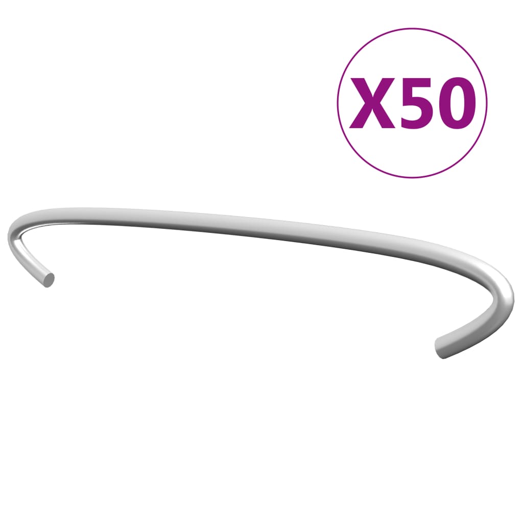 Gabionen-Distanzhalter 50 Stk. Verzinkter Stahl 15 cm
