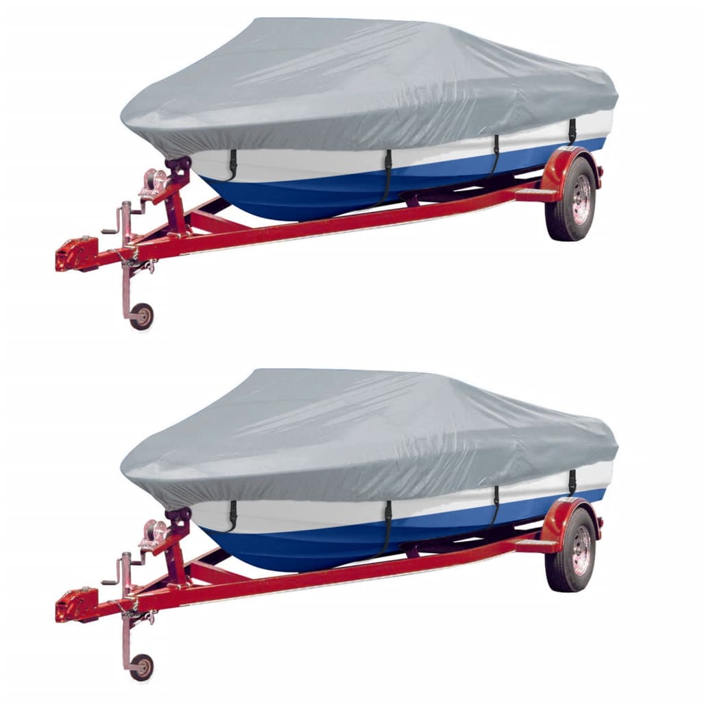 Bootspersenninge 2 Stk. Grau Länge 427-488 cm Breite 229 cm