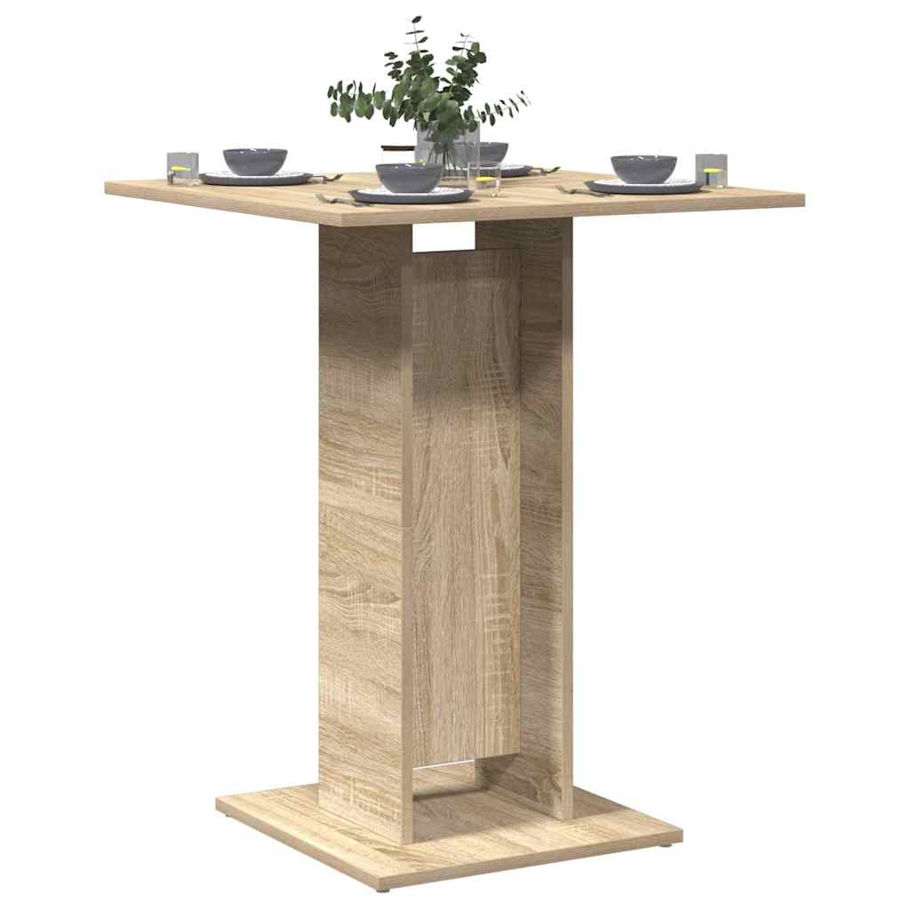Bistrotisch Sonoma-Eiche 60x60x75 cm Holzwerkstoff