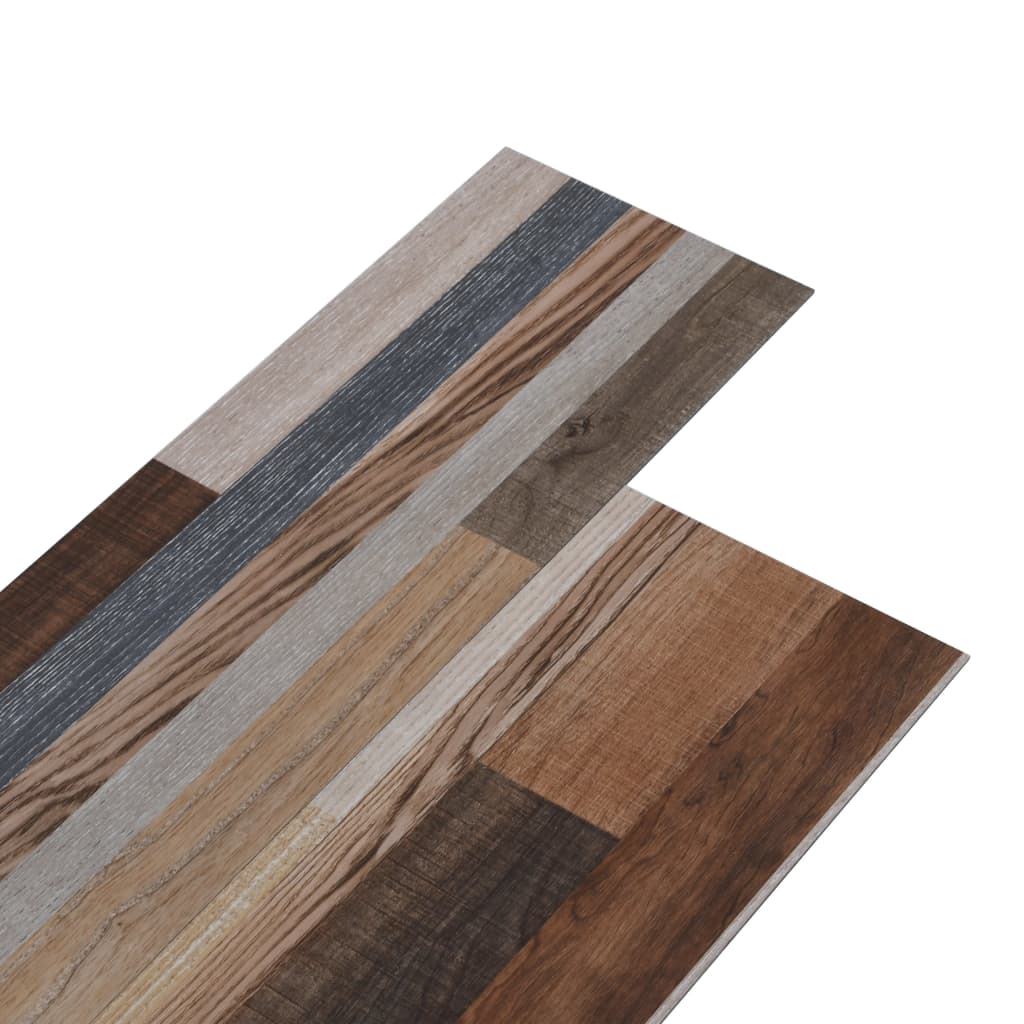 PVC laminate planks 4.46 m² 3 mm self-adhesive multi-coloured