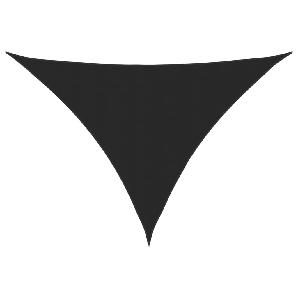 Sonnensegel Oxford-Gewebe Dreieckig 4x5x6,4 m Schwarz