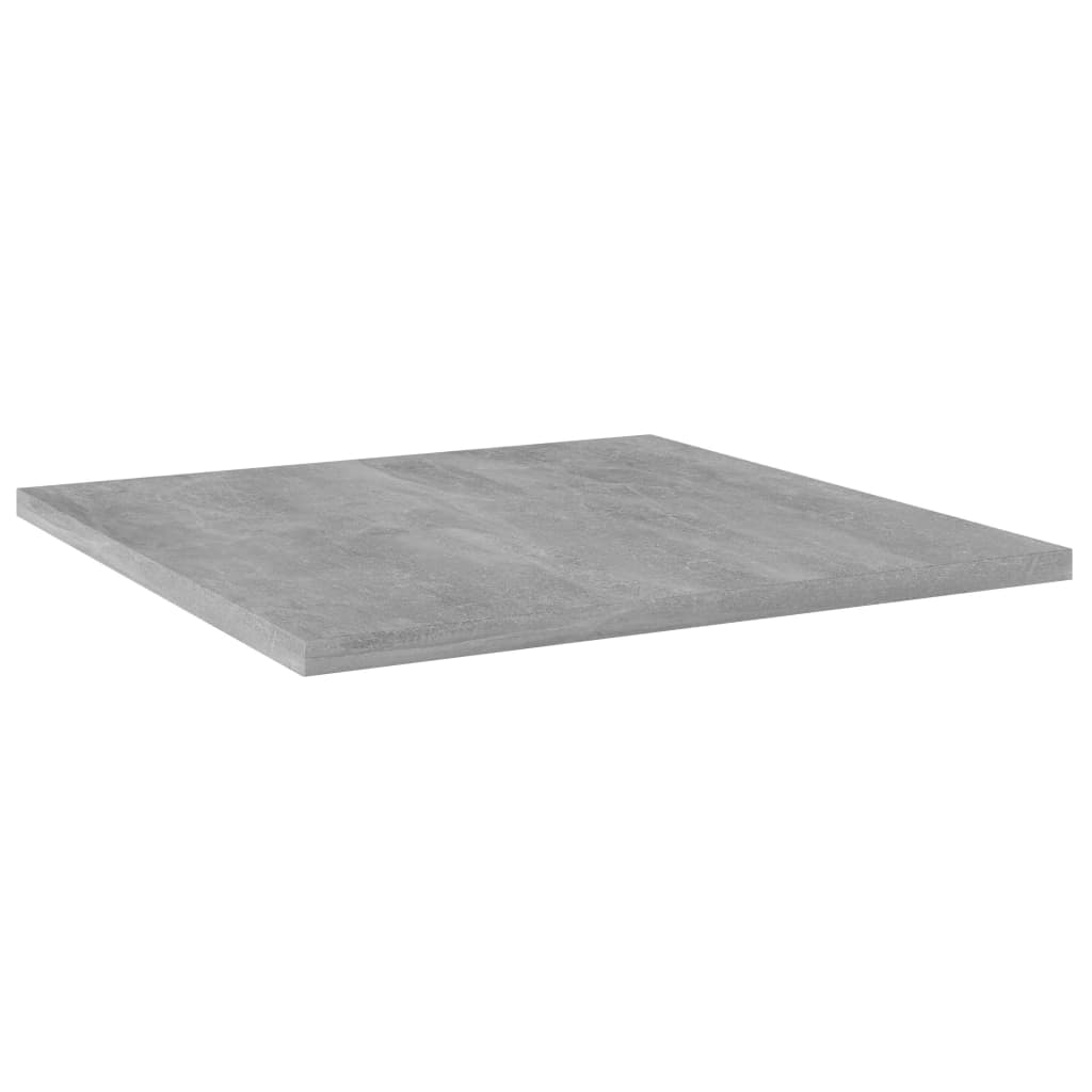 Bücherregal-Bretter 4 Stk. Betongrau 40x40x1,5 cm Holzwerkstoff