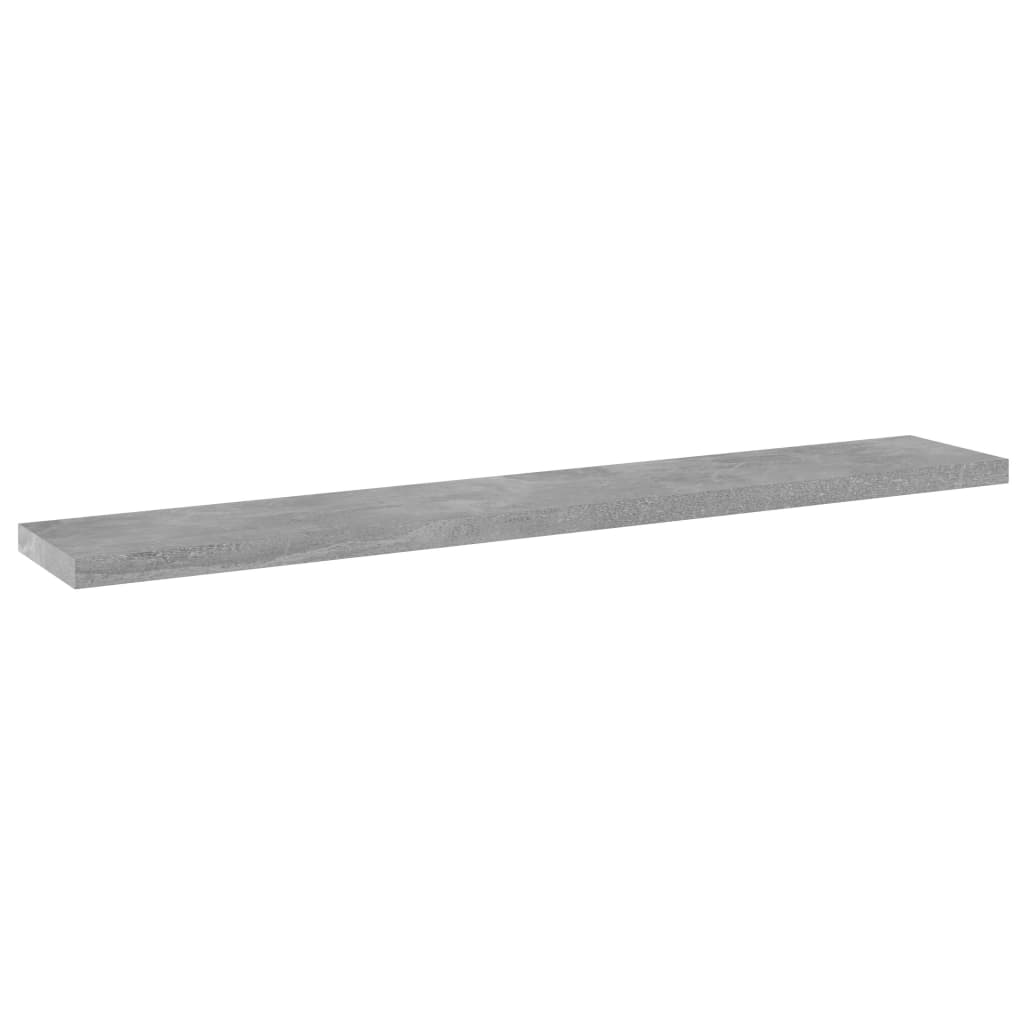 Bücherregal-Bretter 4 Stk. Betongrau 60x10x1,5 cm Holzwerkstoff
