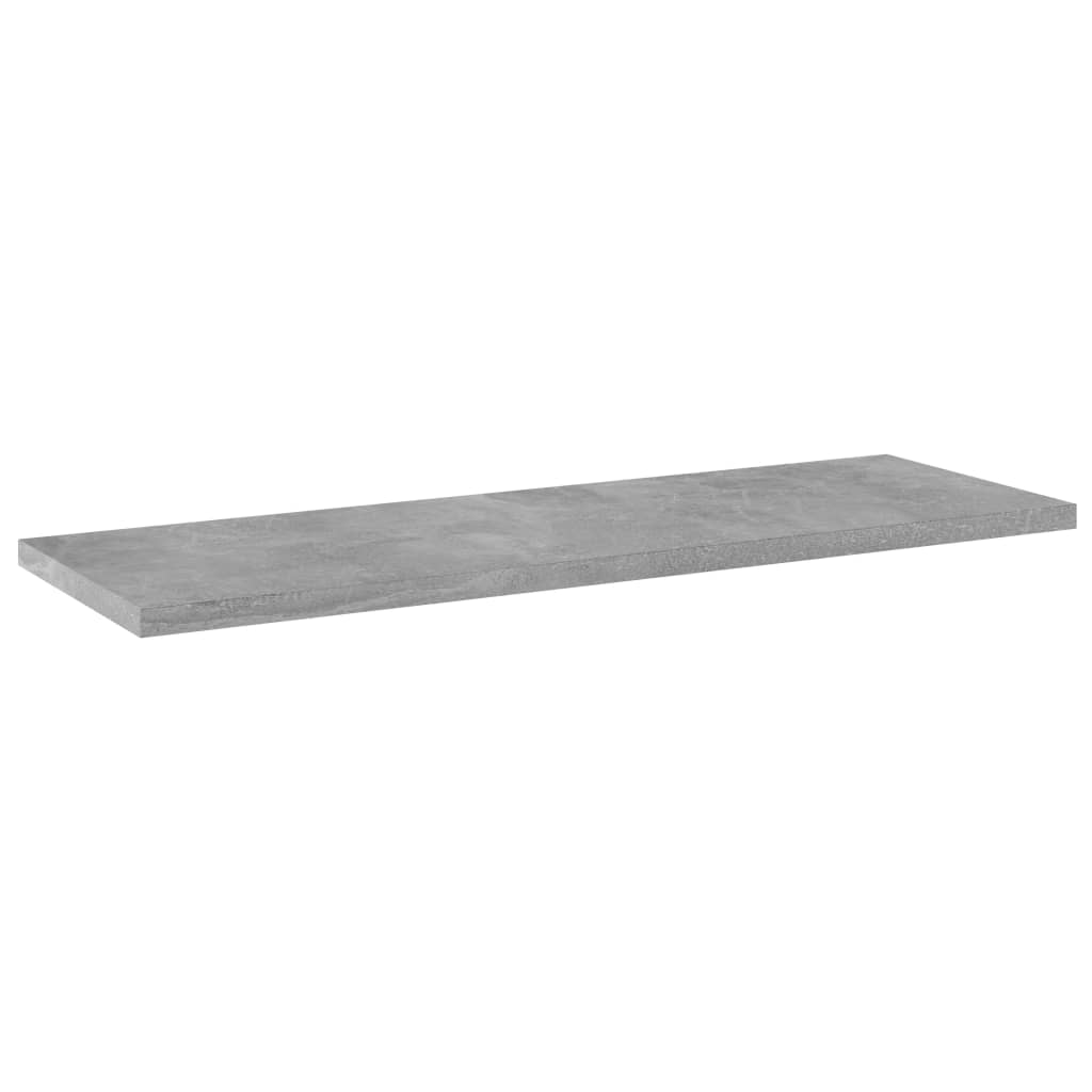 Bücherregal-Bretter 4 Stk. Betongrau 60x20x1,5 cm Holzwerkstoff