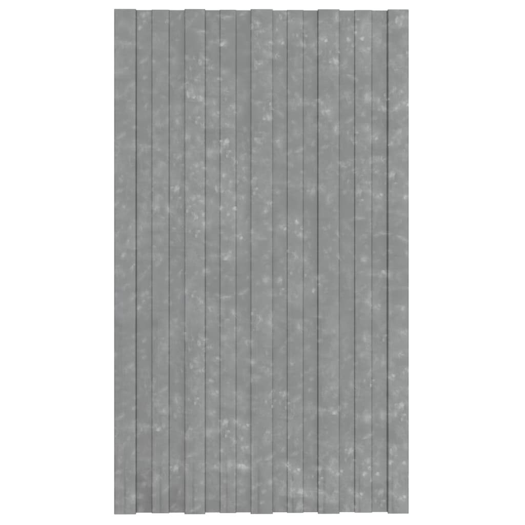 Dachpaneele 12 Stk. Verzinkter Stahl Silbern 80x45 cm