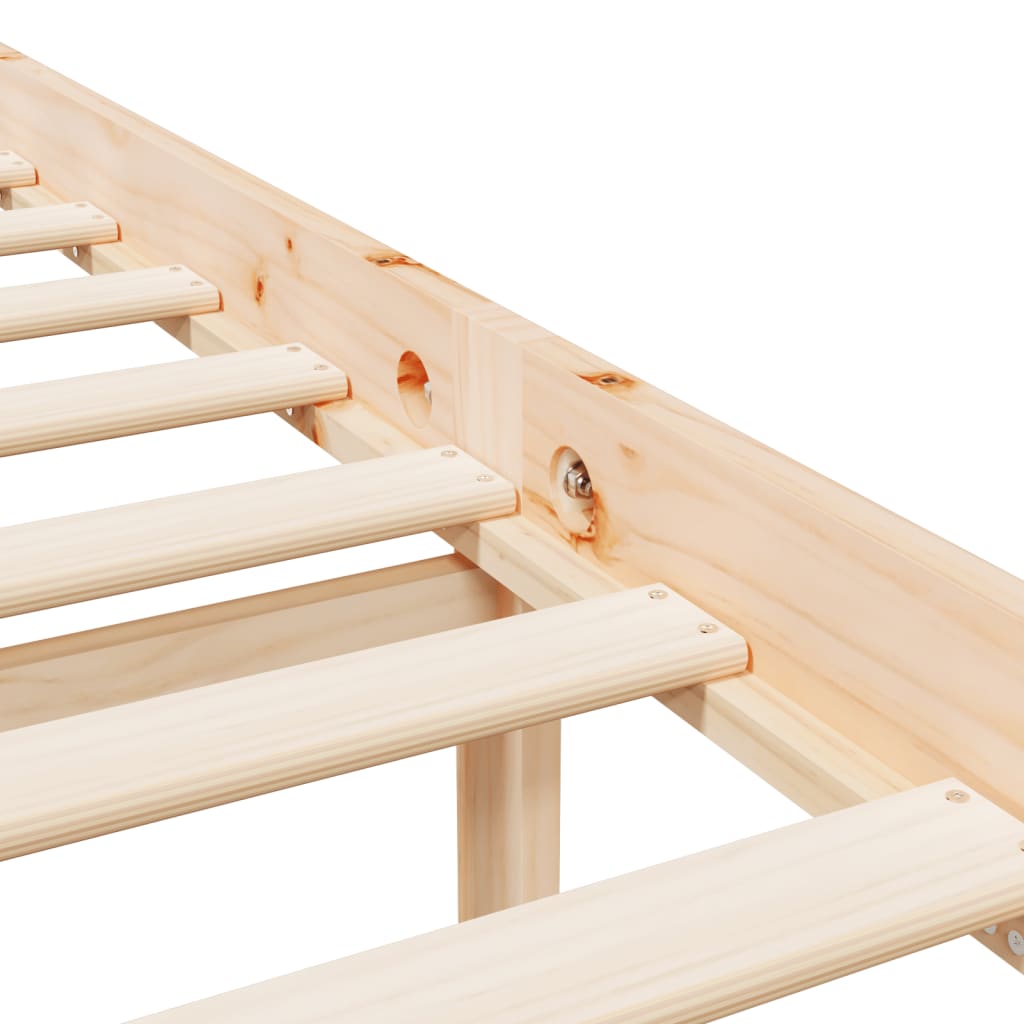 Senior bed 180x200 cm solid pine wood