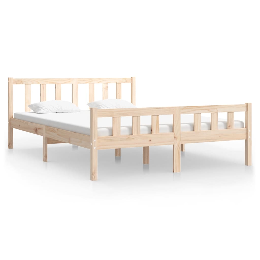 solid wood bed 120x190 cm