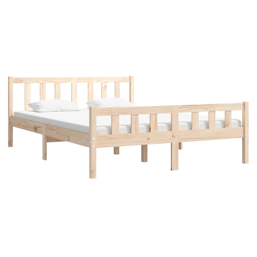 solid wood bed 120x190 cm