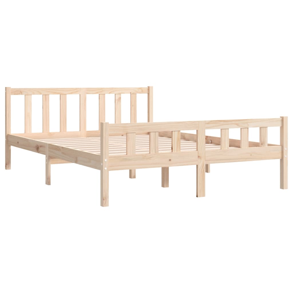 solid wood bed 120x190 cm
