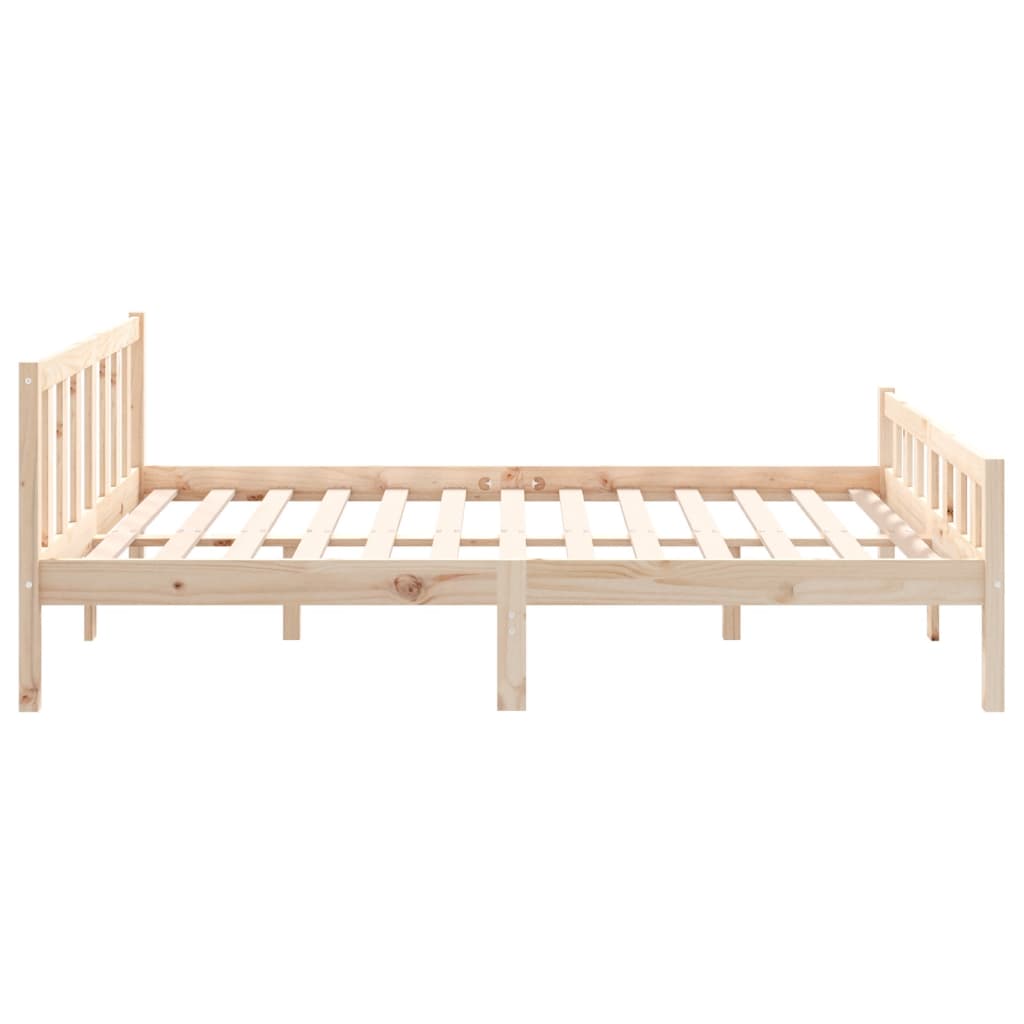 solid wood bed 120x190 cm