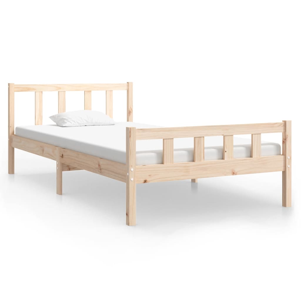 solid wood bed 100x200 cm