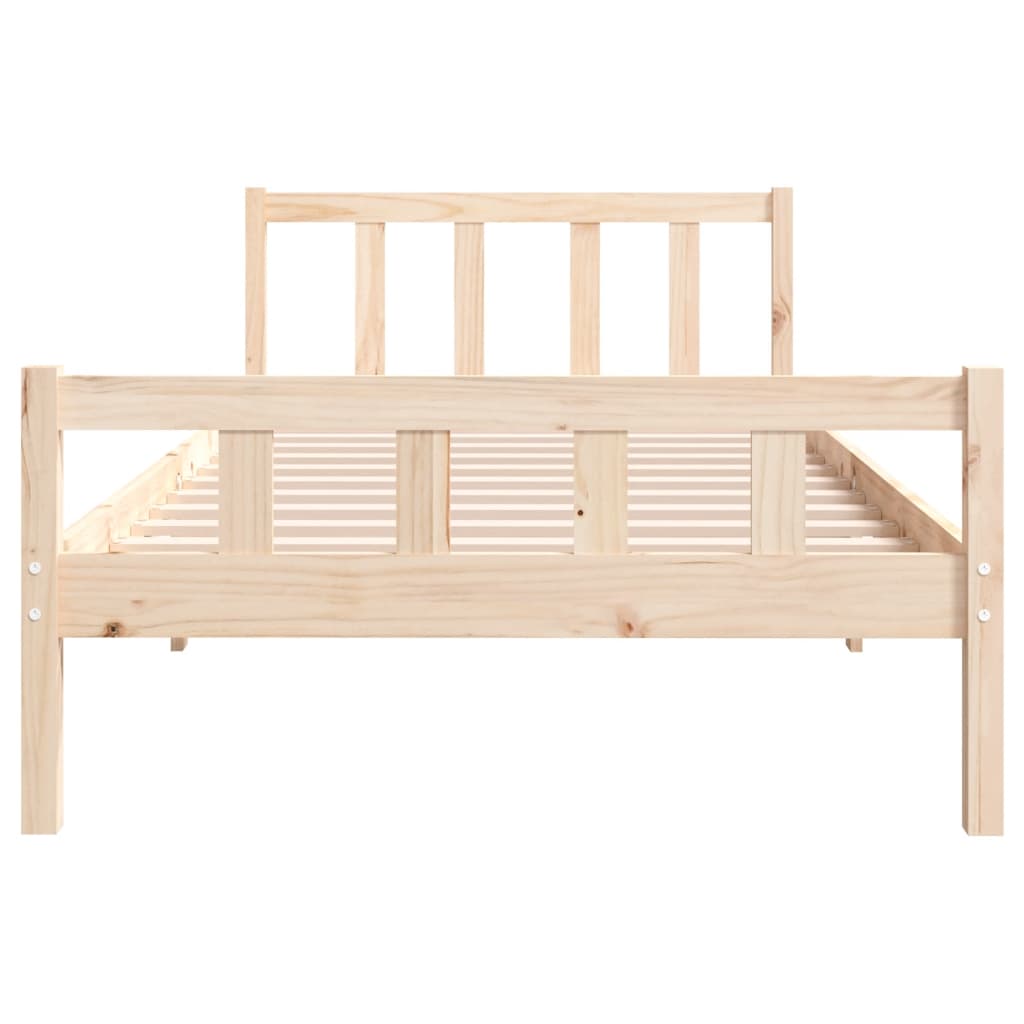 solid wood bed 100x200 cm