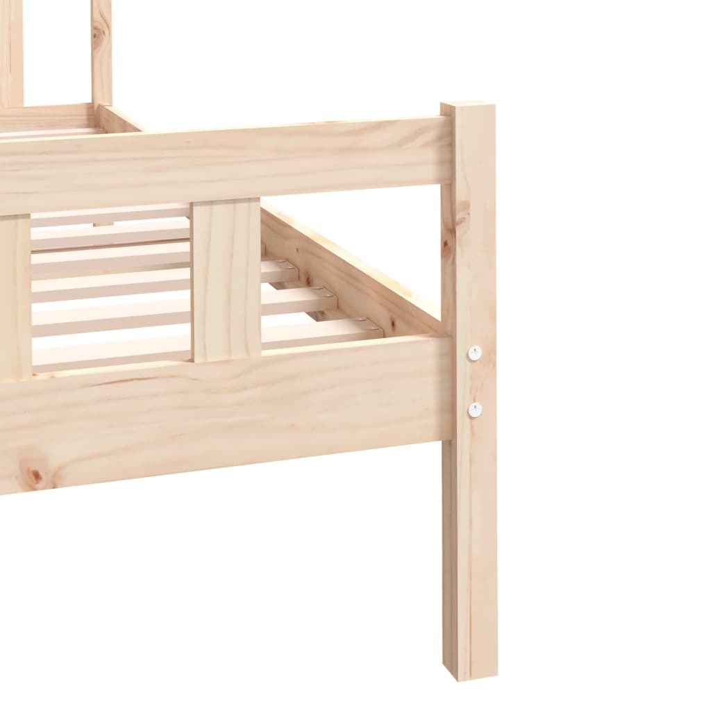 solid wood bed 100x200 cm