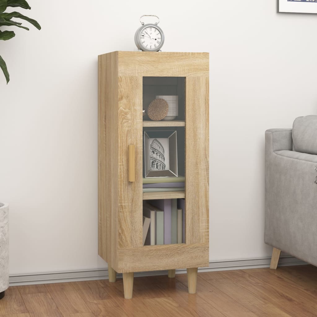 Sideboard Sonoma-Eiche 34,5x34x90 cm Holzwerkstoff