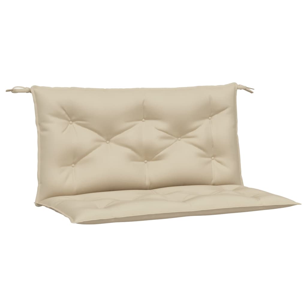 Garden bench cushions 2 pieces Beige 100x50x7 cm Oxford fabric