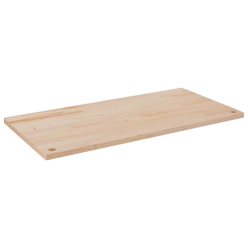 Schreibtischplatte 110x60x2,5 cm Massivholz Kiefer