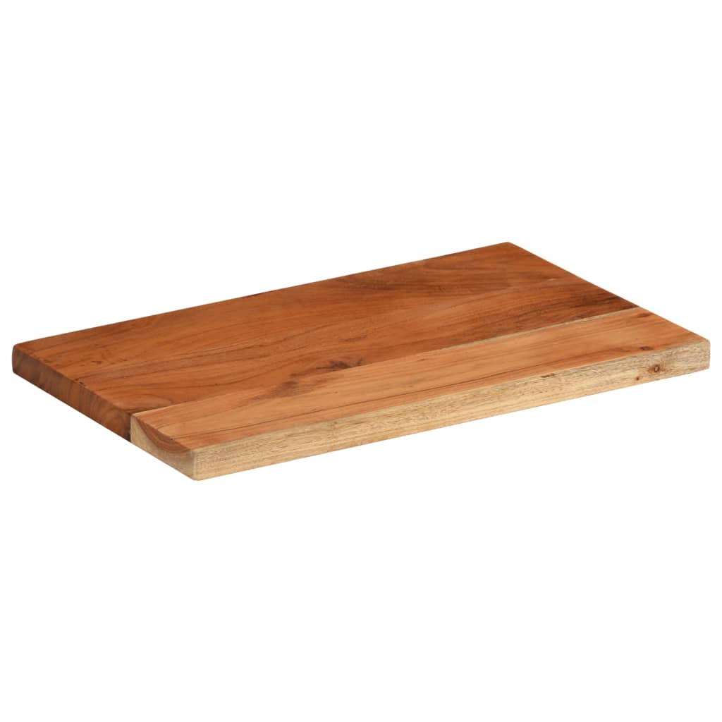 Tischplatte 50x30x2,5 cm Rechteckig Massivholz Akazie