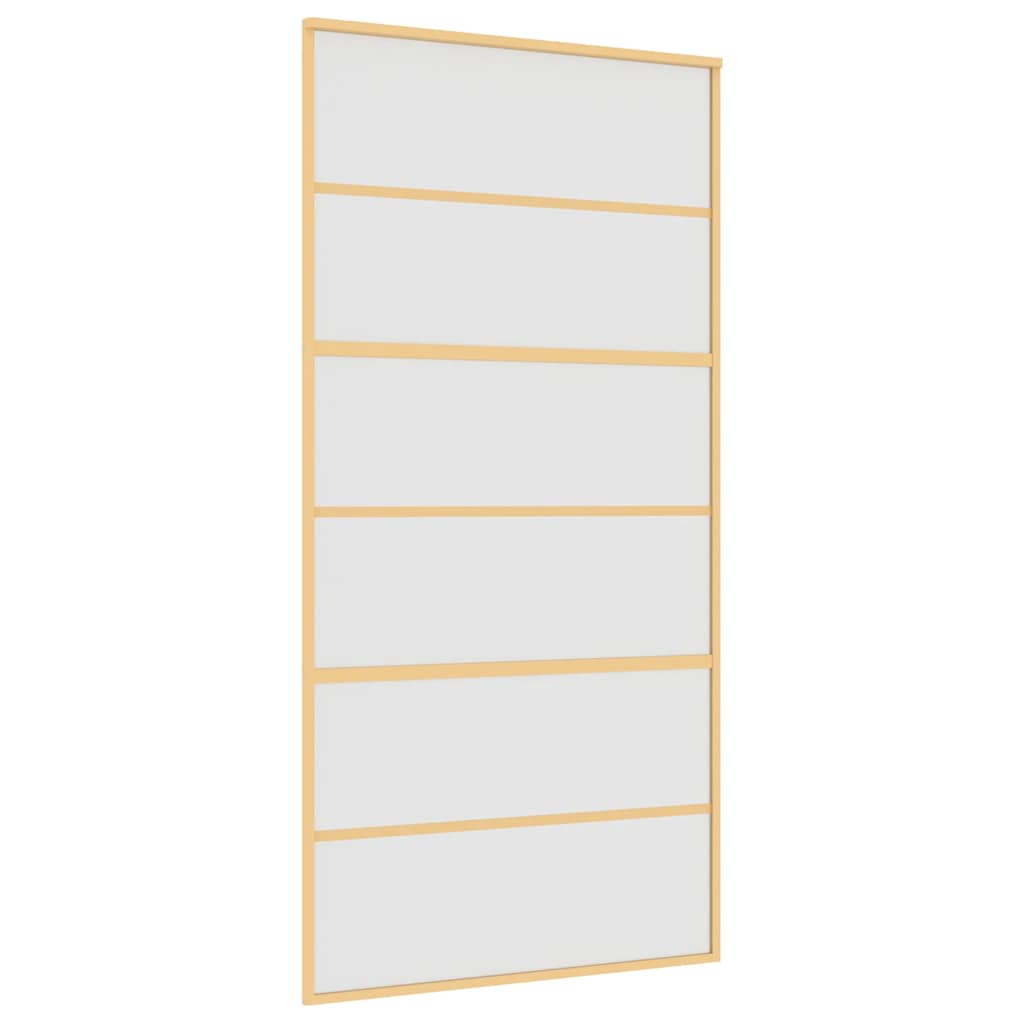 Schiebetür Golden 102,5x205 cm Matt ESG-Glas und Aluminium