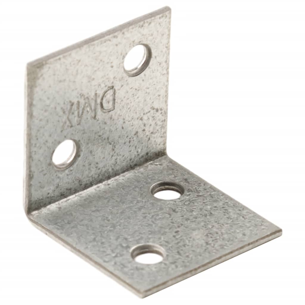 Winkelhalterungen 150 Stk. 2 mm 30x25x30 mm Verzinkter Stahl