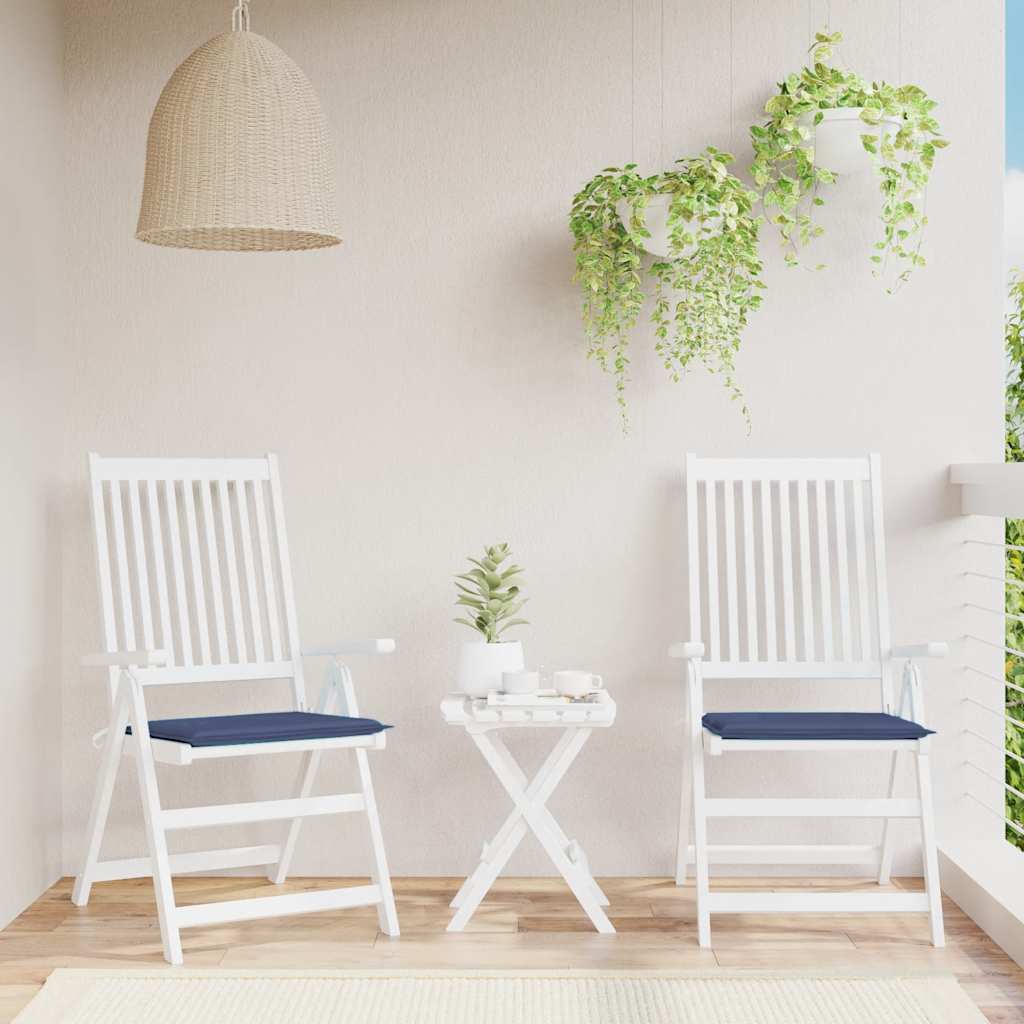 Palettenkissen 2 Stk. Marineblau 50x50x4 cm Oxford-Gewebe