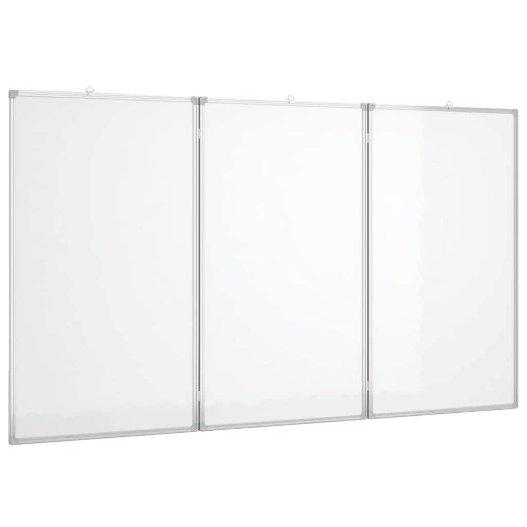 Magnetisches Whiteboard Klappbar 120x80x1,7 cm Aluminium