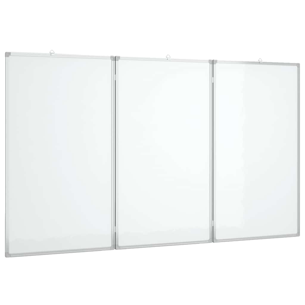 Magnetisches Whiteboard Klappbar 180x80x1,7 cm Aluminium