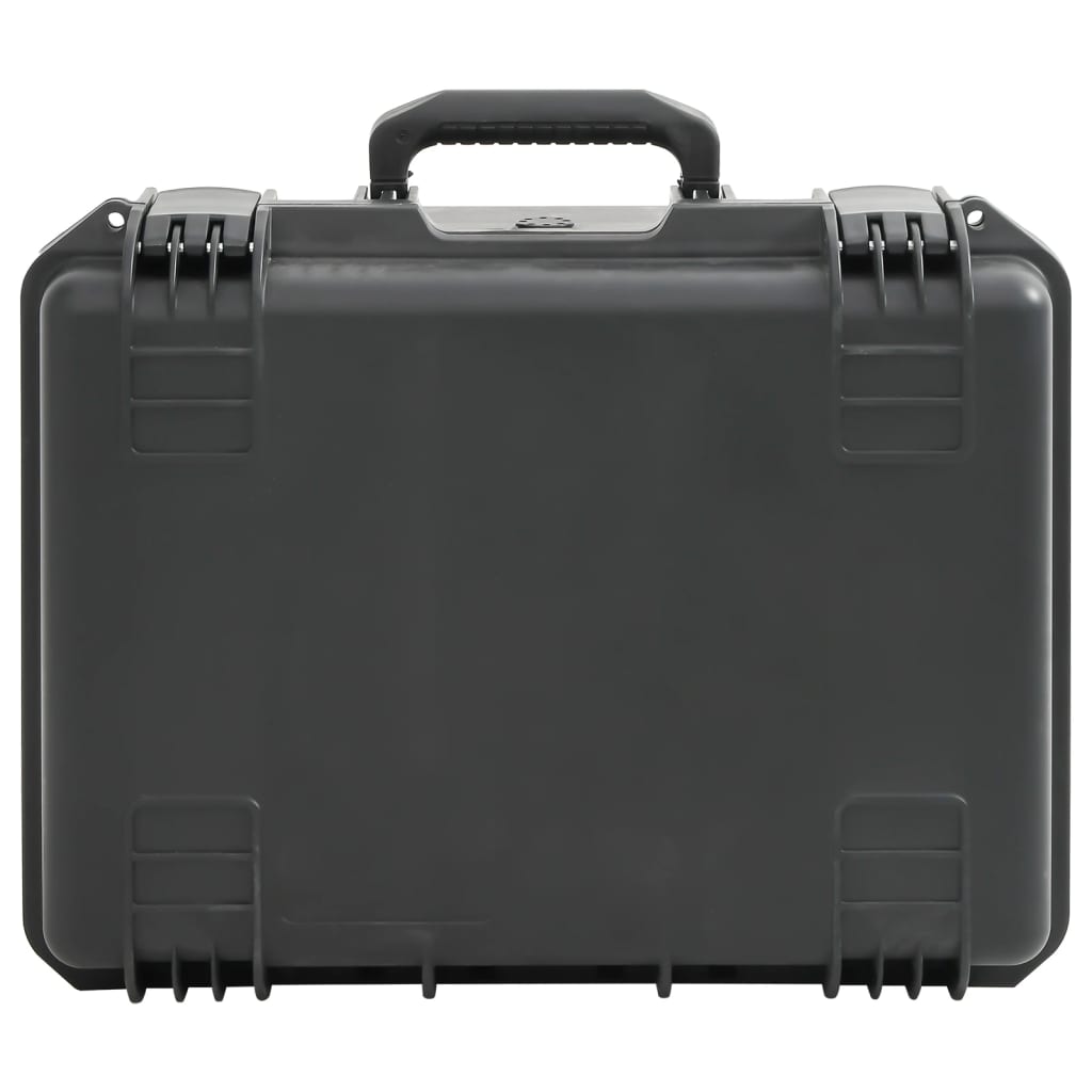 Koffer für Flugreise Tragbar Schwarz 49x38x23 cm PP
