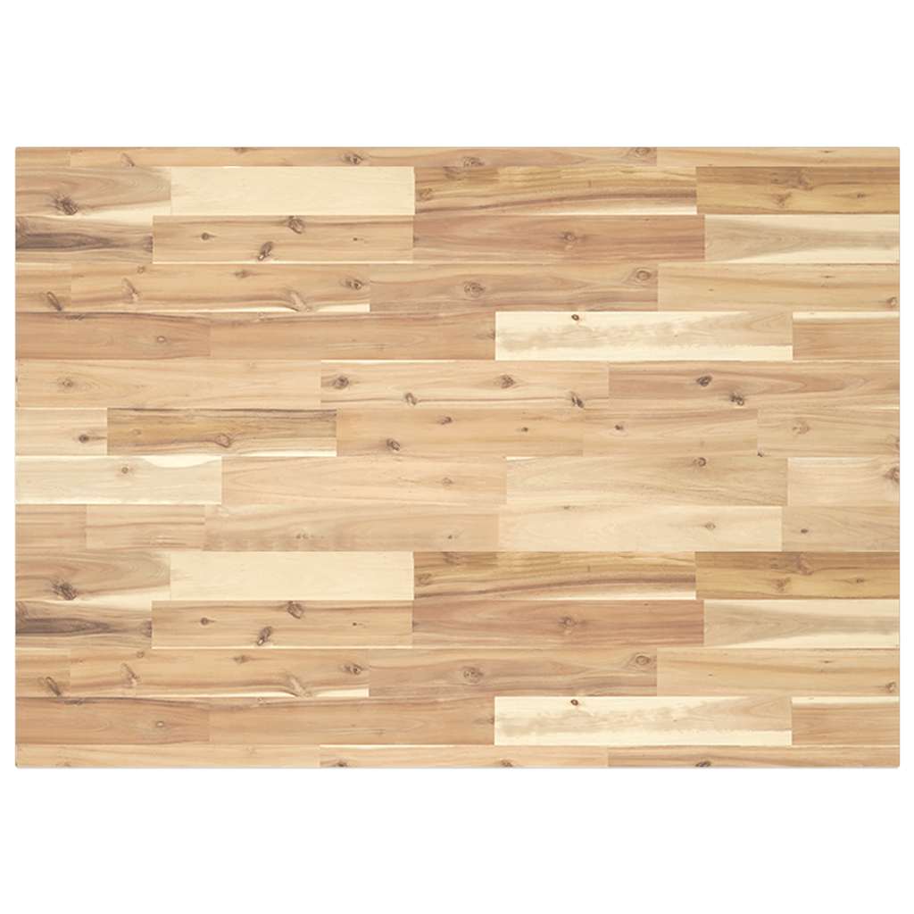 Schreibtischplatte Unbehandelt 80x70x2 cm Massivholz Akazie