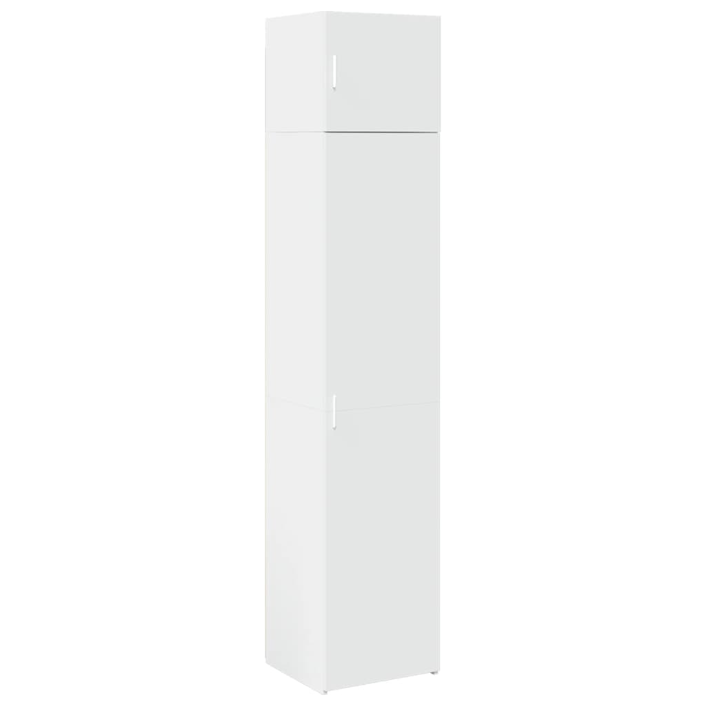 Tall cabinet narrow white 45x42.5x225 cm wood-based material