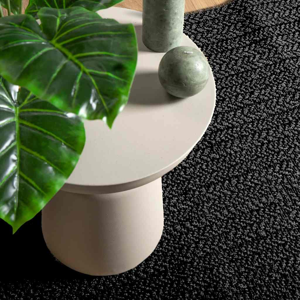 Carpet ZIZUR Anthracite 120x170cm Jute Look Indoor and Outdoor