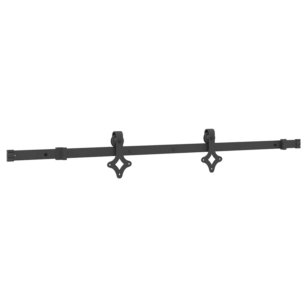 PIM_vidaXL Hardware | schwarz | Kohlenstoffstahl A.NA | 152.4 x 4 x 0.6 cm | Robust