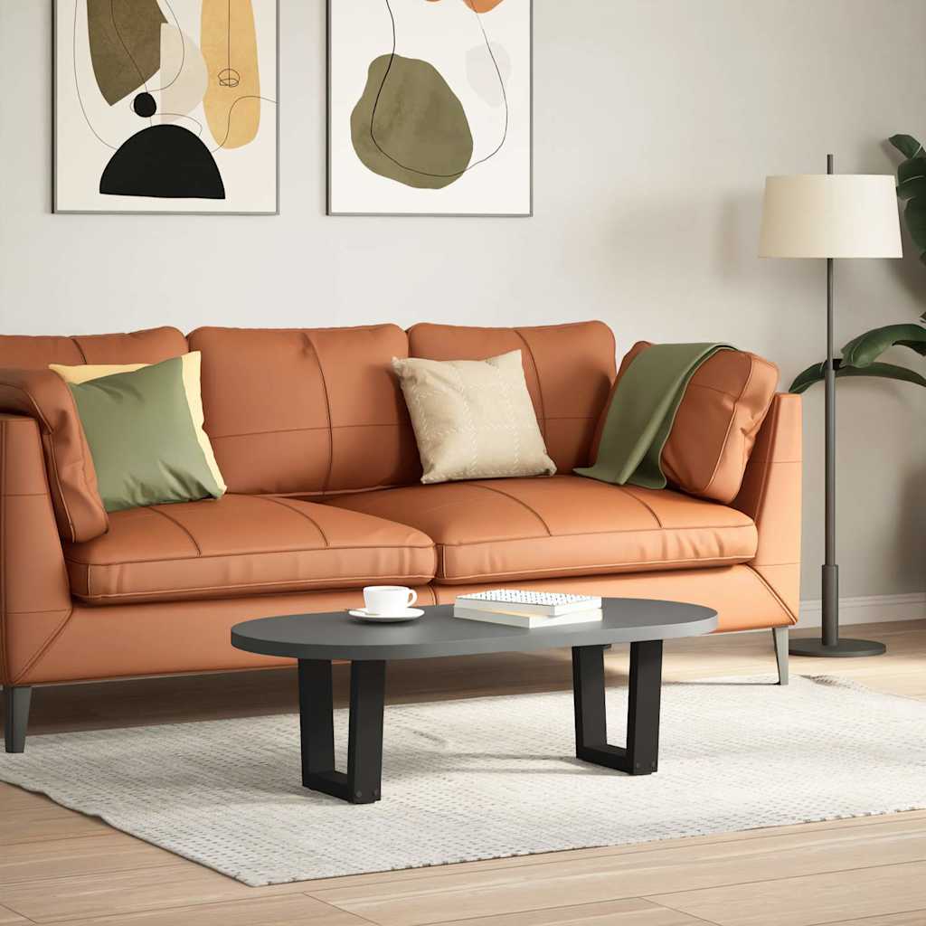 Couchtischbeine V-Form 2 Stück Schwarz 40x(30-31,3) cm Stahl