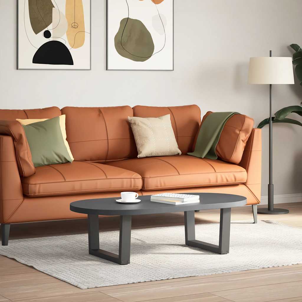 Couchtischbeine V-Form 2 Stück Anthrazit 60x(30-31,3) cm Stahl