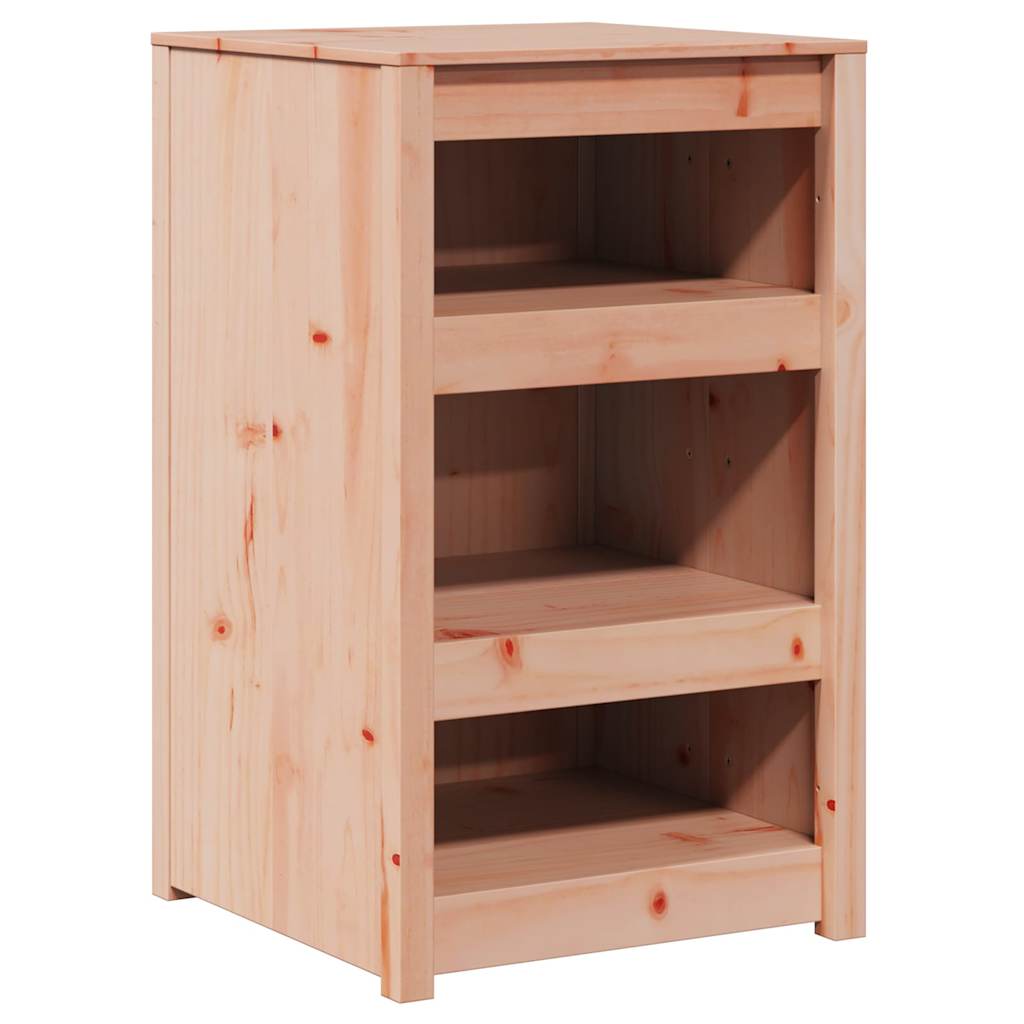 Küchenschrank mit Regal Braun 55 x 55 x 92 cm Massivholz Kiefer