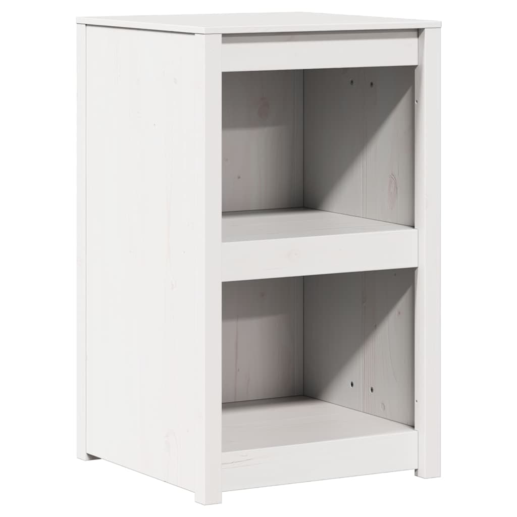Küchenschrank mit Regal Weiß 55 x 55 x 92 cm Massivholz Kiefer