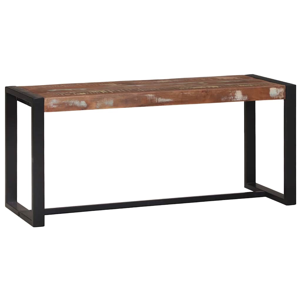 Bank Mehrfarbig 100 x 35 x 45 cm Massivholz Altholz