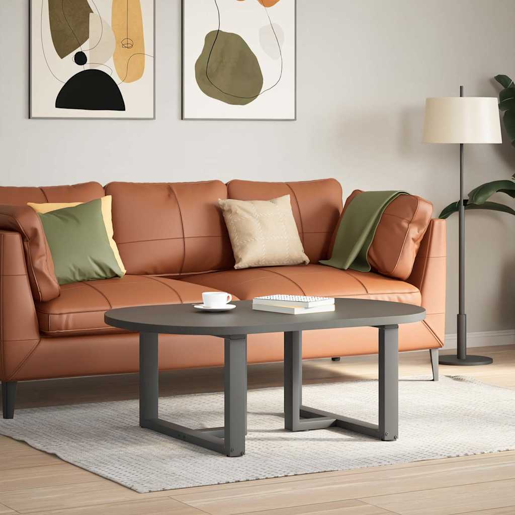 Coffee table legs T-shape 2 pcs. Anthracite 60x25x(42-43) cm steel