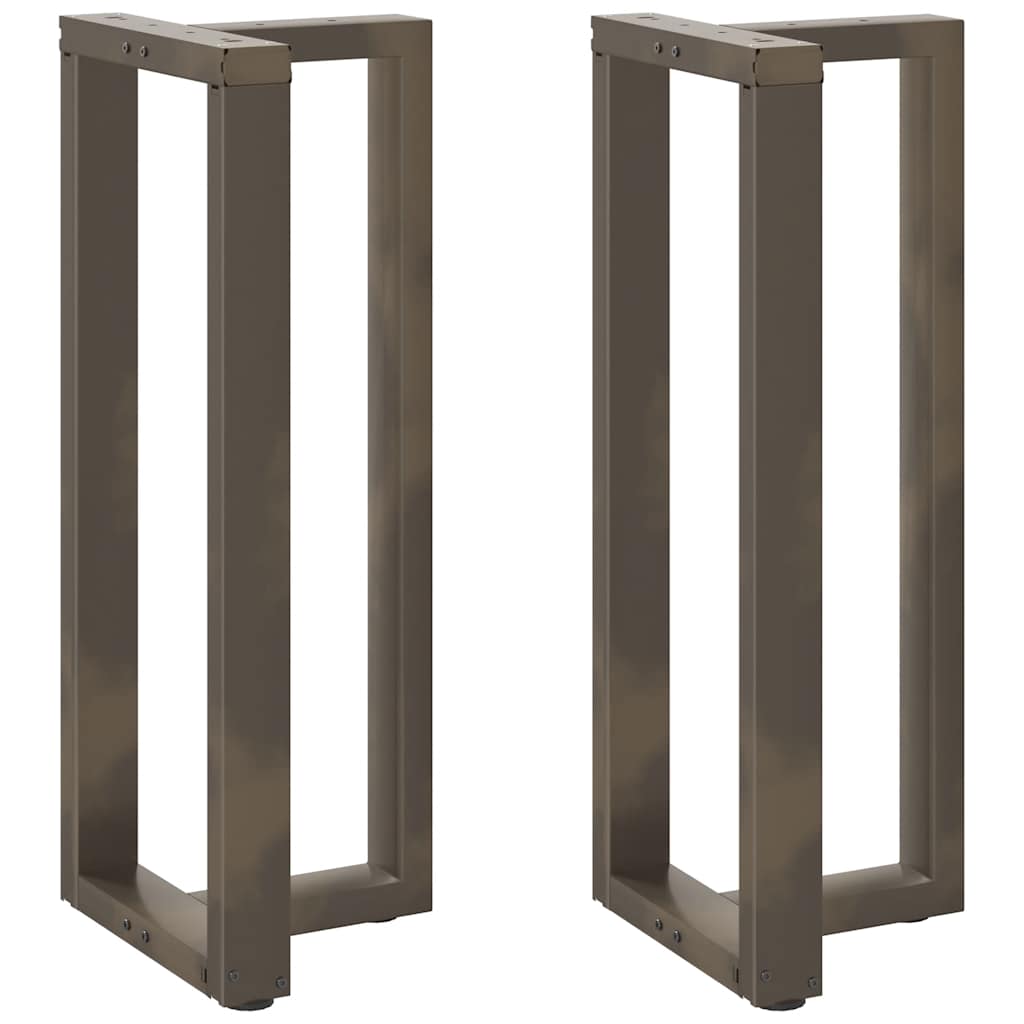 Bar table legs T-shape 2 pcs. Natural steel 50x35x(100-101) cm steel
