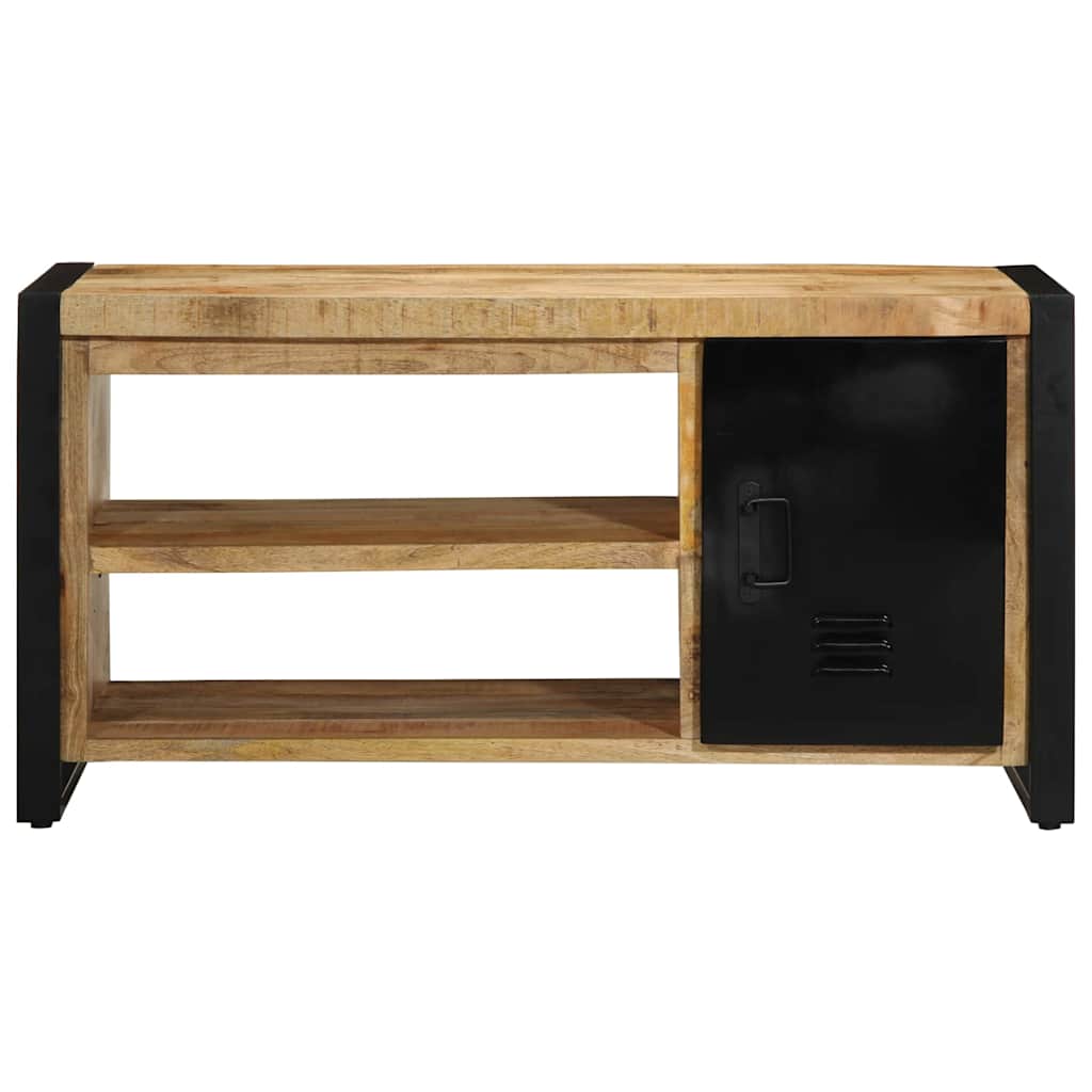 Schuhbank Braun 100 x 40 x 50 cm Massivholz Mango
