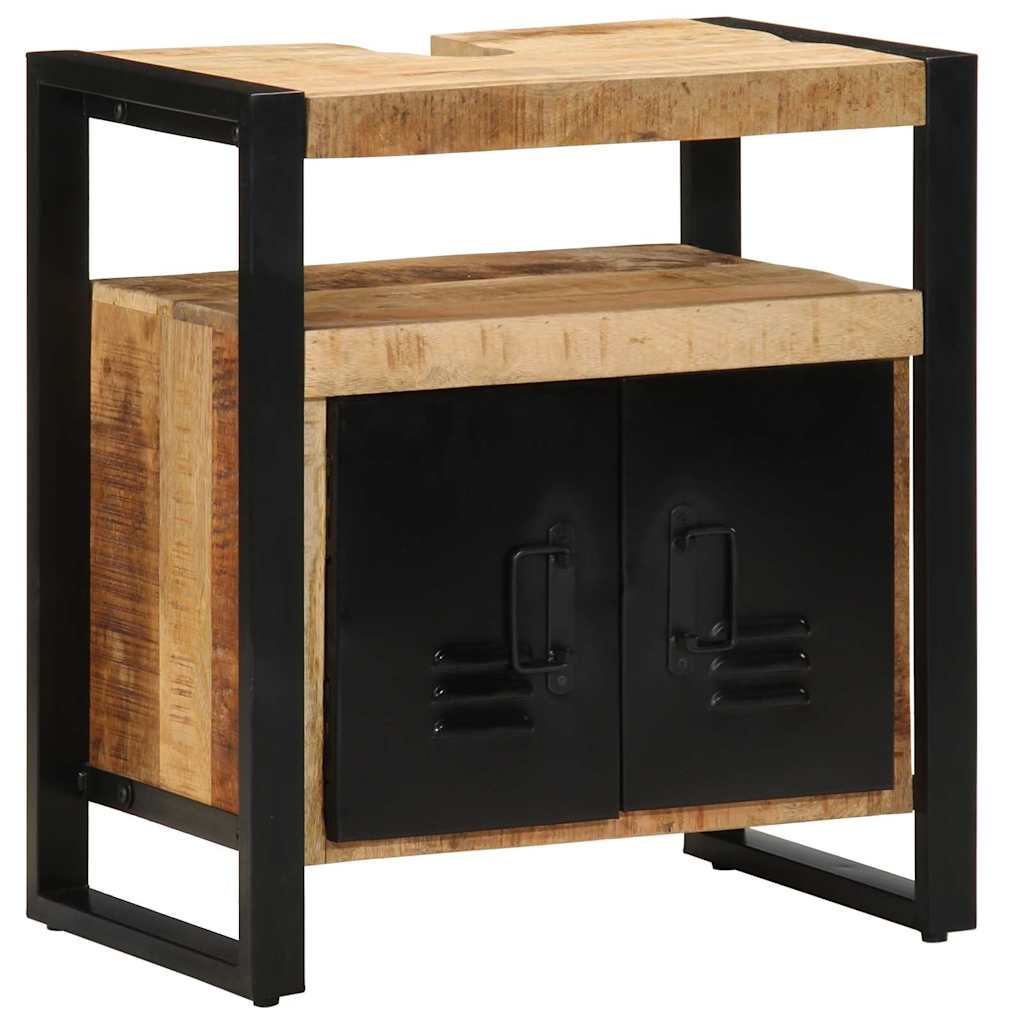 Badezimmer Schrank Braun 55 x 35 x 60 cm Massivholz Mango
