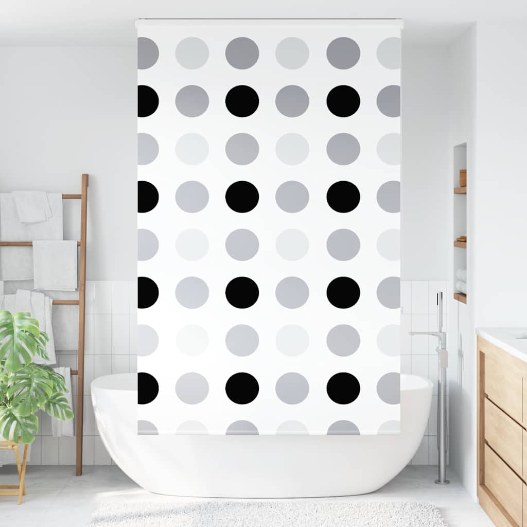 Shower roller blind with cassette 140x240 cm fabric width 136 cm