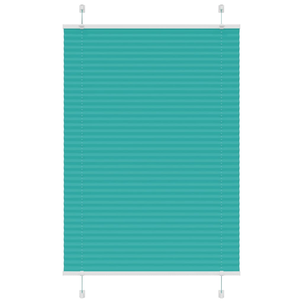 Plissee Petrolgrün 100x150 cm Stoffbreite 99,4 cm Polyester