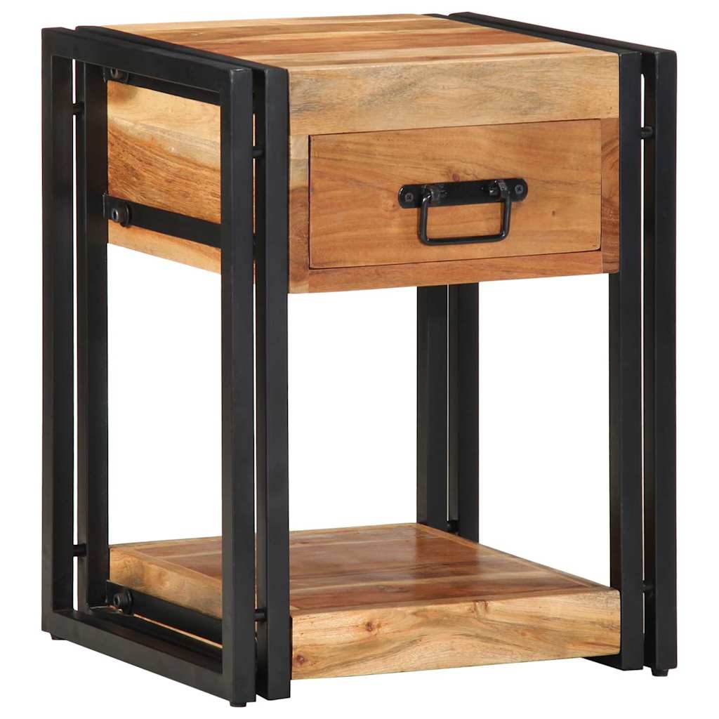Nachttisch Braun 40 x 35 x 50 cm Akazie Massivholz