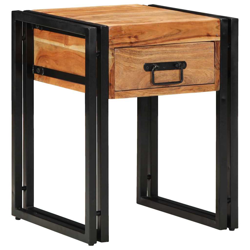 Beistelltisch Braun 40 x 40 x 50 cm Akazie Massivholz