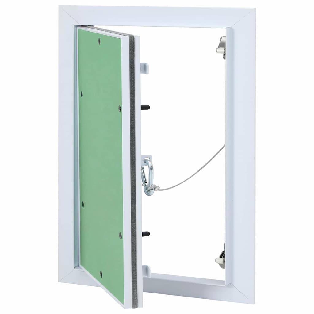 Revisionsklappe Weiß 25 x 35 cm Aluminium und Gipskarton