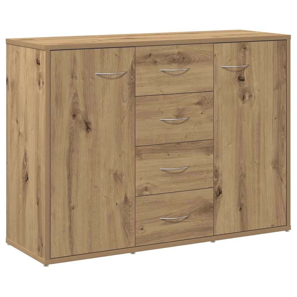 Sideboard Artisan-Eiche 88x30x64 cm Holzwerkstoff