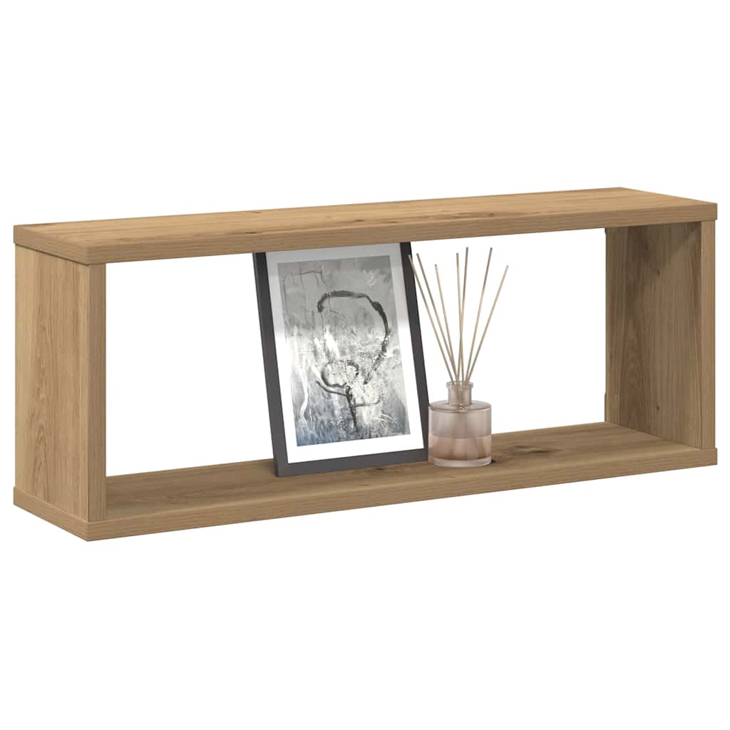 Wandregale 6 Stk. Artisan-Eiche 60x15x23 cm Holzwerkstoff