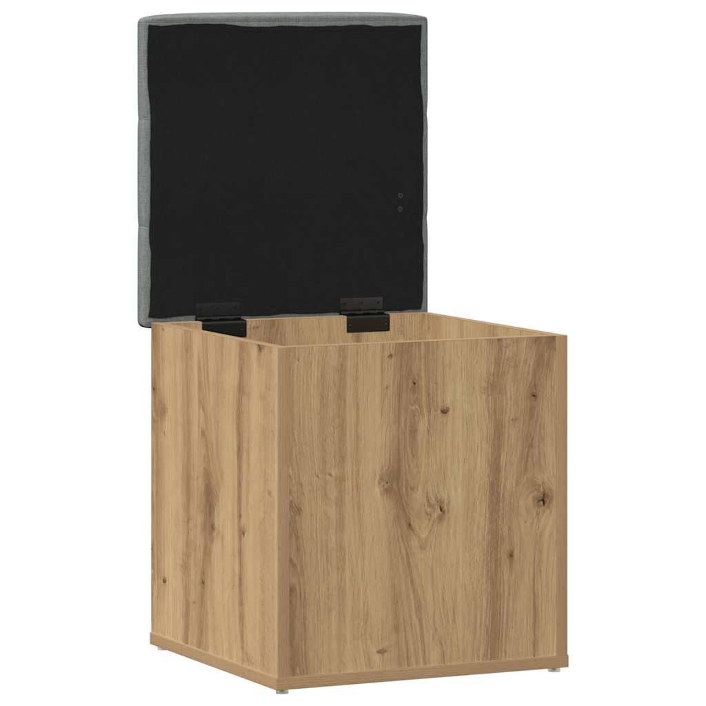 Sitzbank mit Stauraum Artisan-Eiche 42x42x45 cm Holzwerkstoff